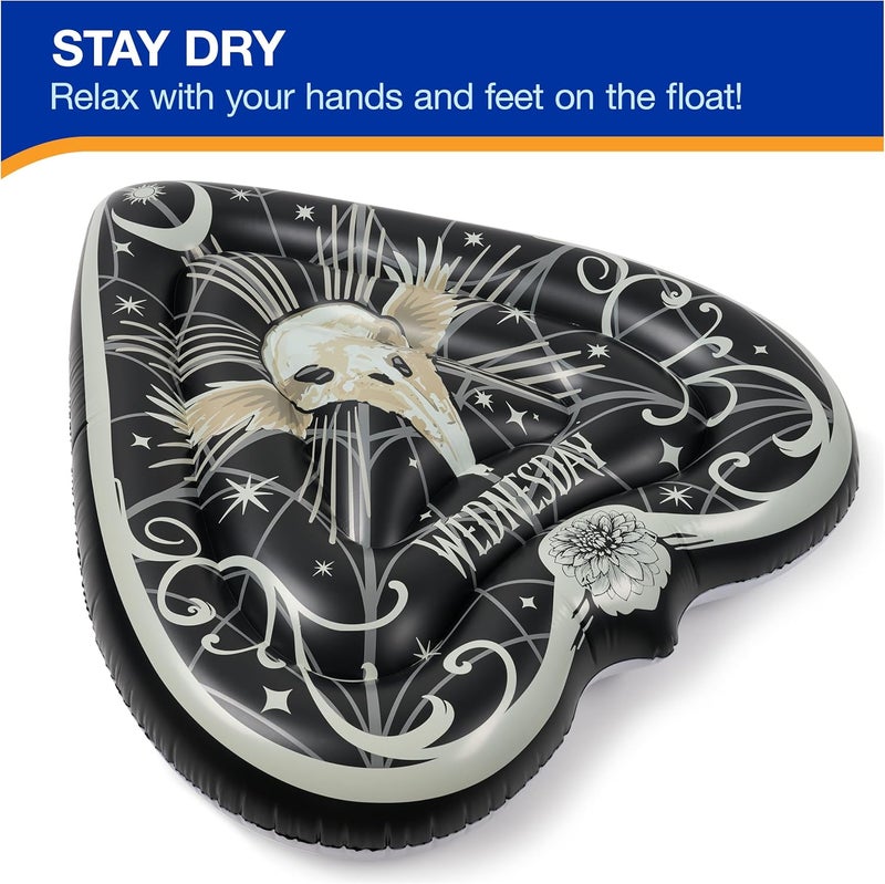 SwimWays Wednesday Swim Tube Pool Float, Inflatable Pool Floats & Kids Pool Toys, Swimming Pool Accessories & Beach Essentials for Teens Aged 14 & Up - Image 3